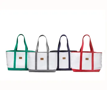 Canvas Tote Beach Bag Shoulder Straps Zippered Pocket Canvas Tote Beach Bag Shoulder Straps Zippered Pocket