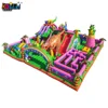Factory Price Jurassic Dinosaur Outdoor Kids Toy Inflatable Bouncer Castle Slide For Sale