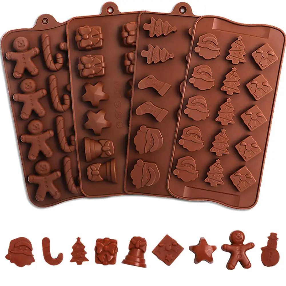 NEW 4 Cavity Holiday WISE MEN Chocolate Candy Fondant Clay Plaster Soap Mold 