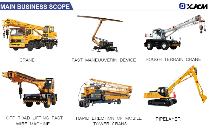 erecting crane by towing device
