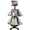 DVD Book CD Spinner Rack Post Card Greeting Card Birthday Card Display Rack
