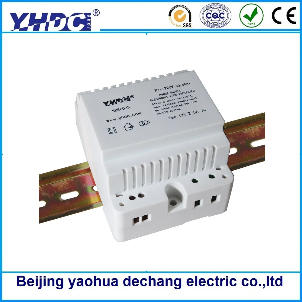 Kbe6023( d) 12v 24v AC oder dc-ausgang 30va din-schiene gekapselte ...