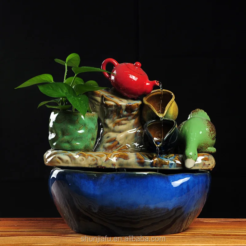 Tabletop Decoration Small Ceramic Indoor Water Fountain Buy Indoor Water Fountain,Water