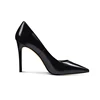 Golden sole metal heel pointed toe elegant pearl decoration pumps high heels