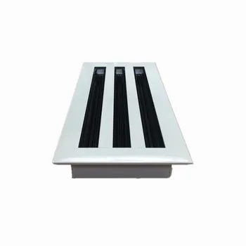 Difusor De Ranura Lineal De Aluminio Para Aire Acondicionado Rejilla De Aire Difusor De Ranura Lineal De Aluminio Con