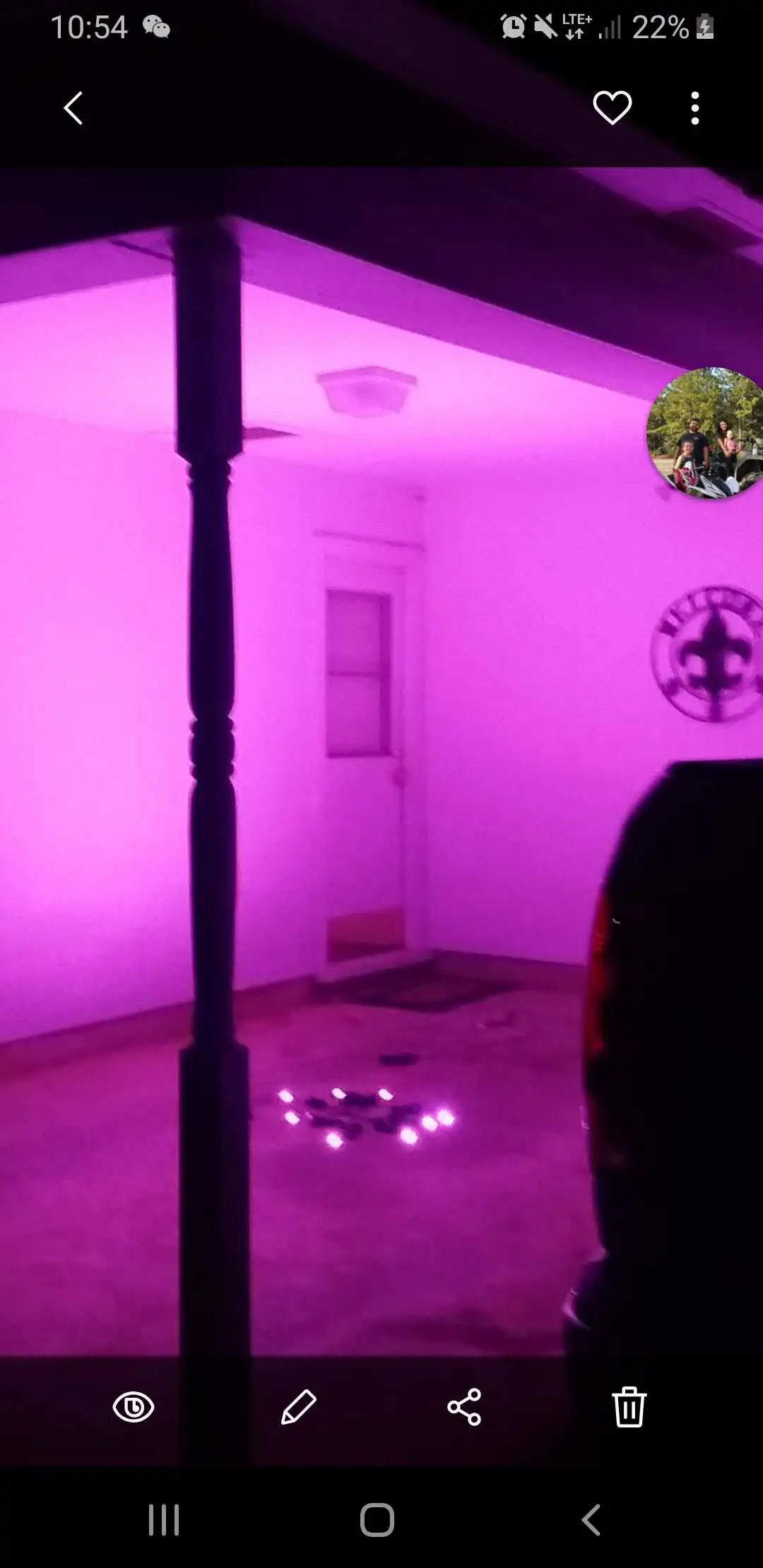 4pcs Pink Mini Rock LED Light underglow Kit