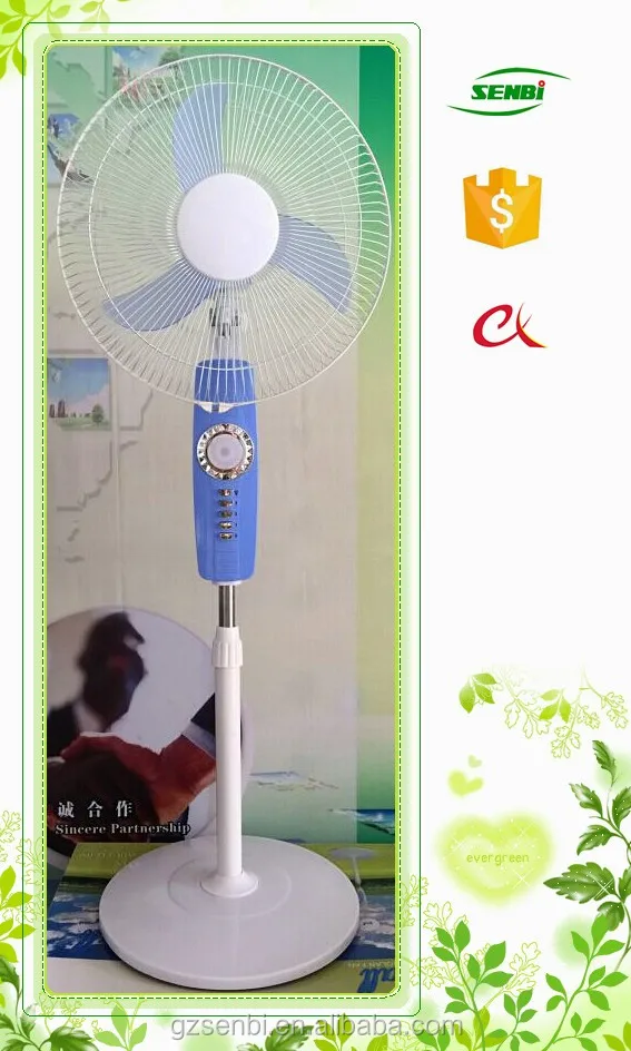 2018 Year New Model 16 And 18inch Fan High Speed Five Blades Solar Dc