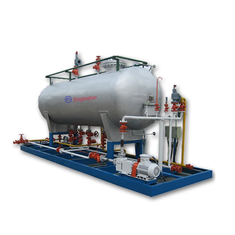 LPG Gas Filling Station Fuel Tank Chemical Storage Equipment Fuel Dispenser Pump Gas Station Container