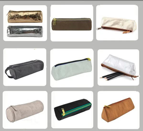 2017 Washable Kraft Paper Pencil Bag Business Recycle Pencil Case Buy