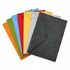 Snap Button Design Soft Envelope Bag Felt File Holder A4 Felt Document Bag File Folder
