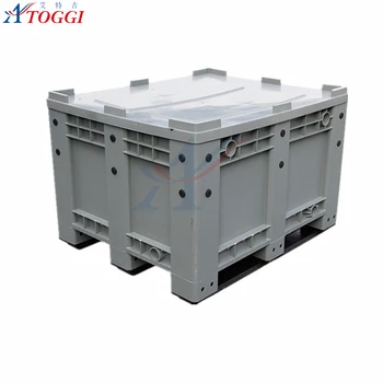 Heavy Duty Stackable Enclosed Plastic Storage Bin With ...
