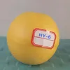 Yellow HY-6 Dia95x15mm fishing net buoy pvc float