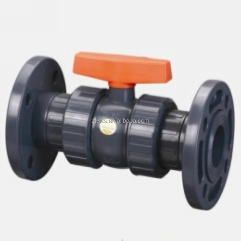 flanged pvc ball valve