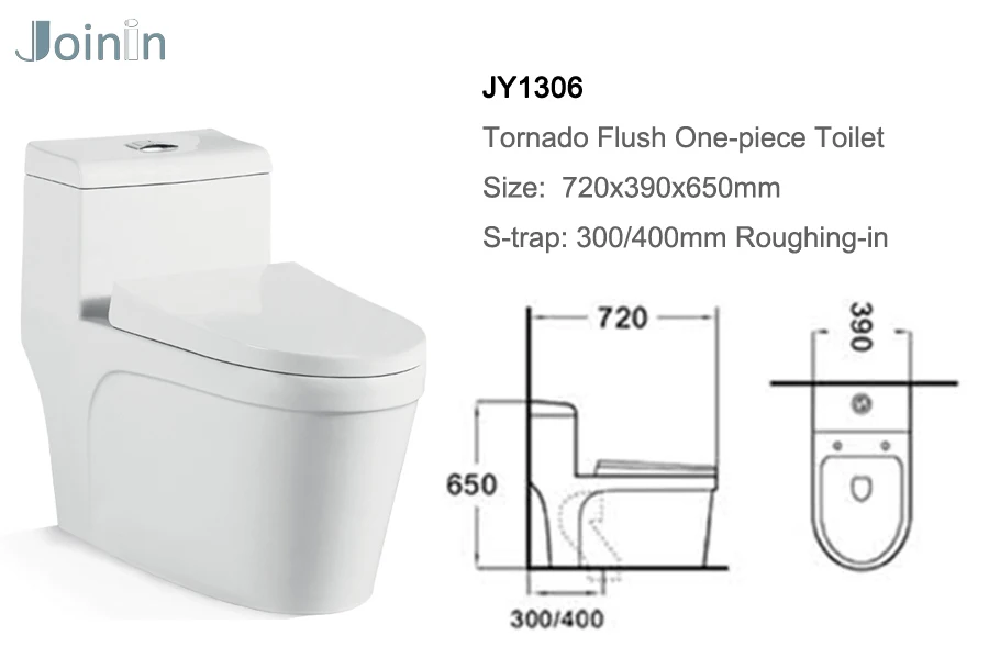 JOININ Hot sell Bathroom Ceramic elegant toilet  JY1306