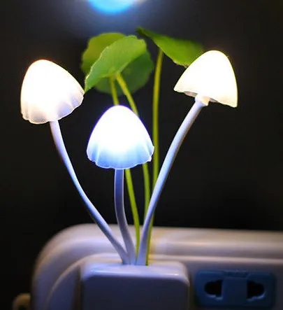 High Quality Kids Sensor Led mushroom night light Mushroom Lamp by Baby Bits Plug-in LED Mushroom Dream Bed Lamp