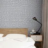 Plain And Simple Linen Pattern Wall Covering Room Deep Embossed Wallpaper