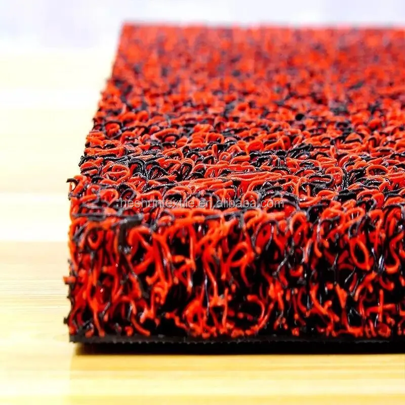 Customized Spike Backing Antislip Waterproof Floor Coil Pvc Car Mat