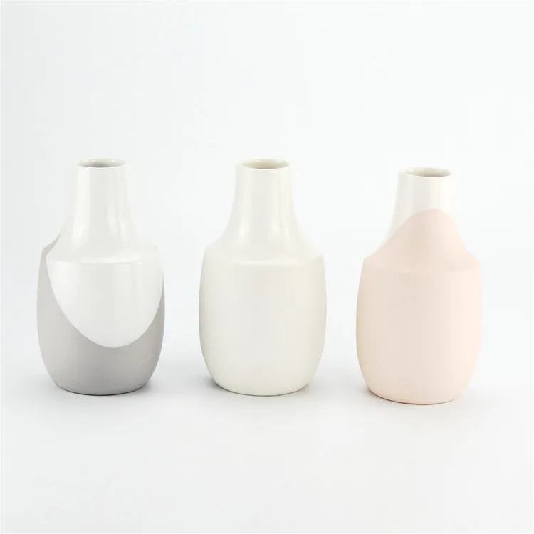 Half on-glazed color clay wedding home garden decoration antique chinese ceramic vase.JPG