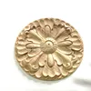 CNC laser carved wood grape carvings onlays manufacturer wood rosettes