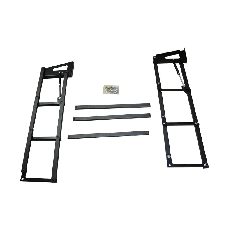 Smart Furniture Mechanism Dining Table Turns Into Shelf Wall Mounted