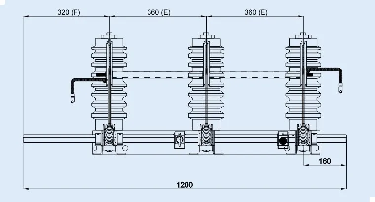 Внутренний 40,5 Кв Заземляющий Переключатель,Электрический Молниезащита ...
