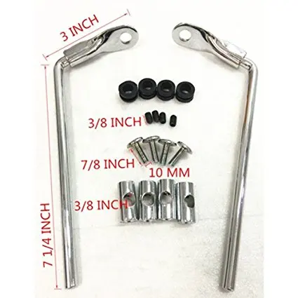 universal high impact windshield GY6 motorcycle windshield