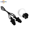 Diving swimming silicone earplugs with nose clip manufacturer
