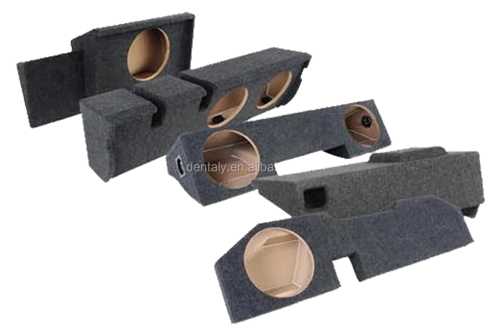 MDF Car Audio Universal Wedge 15" Double Vented Speaker Enclosure Boxes Truck - ANKUX.COM