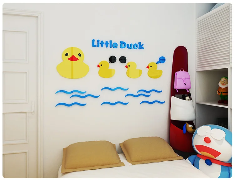 Stiker Dekorasi Kartun Bebek Lucu Stiker Dinding Akrilik Warna Warni Untuk Sofa Buy Bebek Stiker Dinding Bebek Warna Akrilik Stiker Dinding Anak Anak Kartun Stiker Dinding Product On Alibaba Com