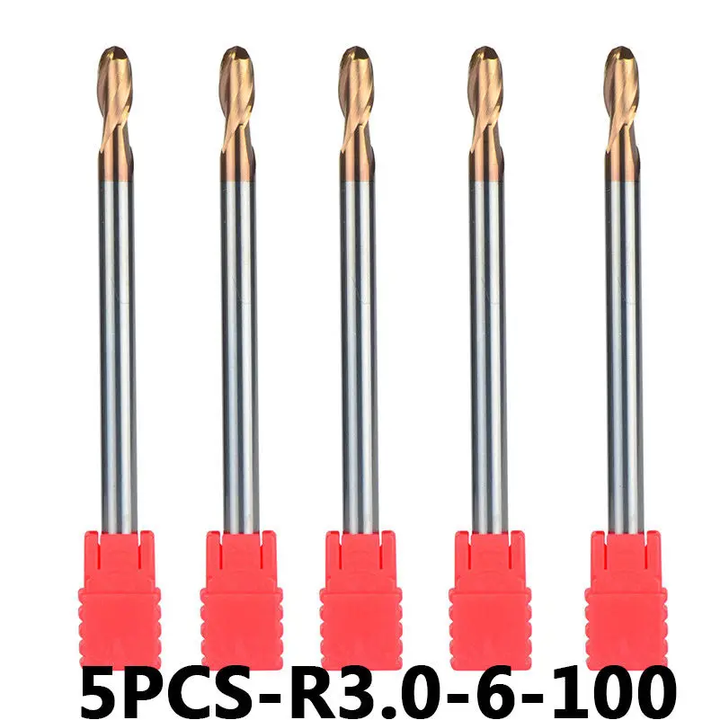 Hrc55 4 Flutes Variable Helix Hss Ball Nose End Mills For Exotic Alloys Buy Hrc55 Solid