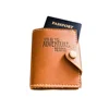 Custom Personalized Gift Leather Passport Holder Great Gift For Lover And Relatives