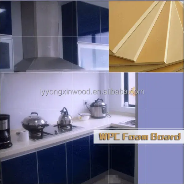 Wpc/pvc holz kunststoff material für die küche schrank/wpc schaum ... Küche holz oder kunststoff