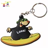 Pvc Custom 3d Hot Sale Keytag Make Keychains Rubber Charm Keyring