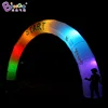 Free shipping 9M LED lighting inflatable arch start finish line