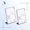 Custom 8.5x11 advertising acrylic sign rack holder tent card display