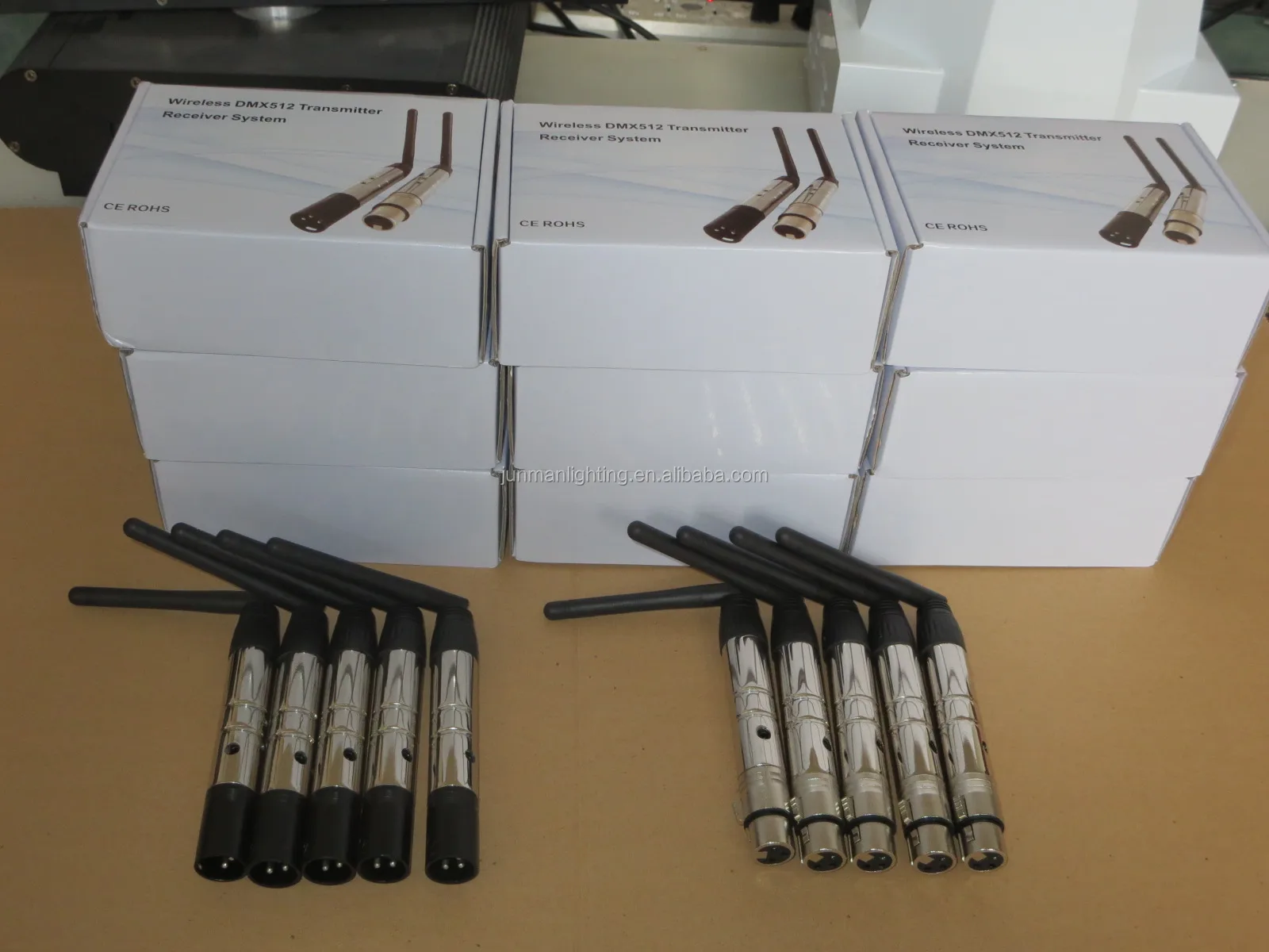 DMX512 Light Controller Wireless Transmitter And Receiver DJ Stage Lighting Dimmer Console