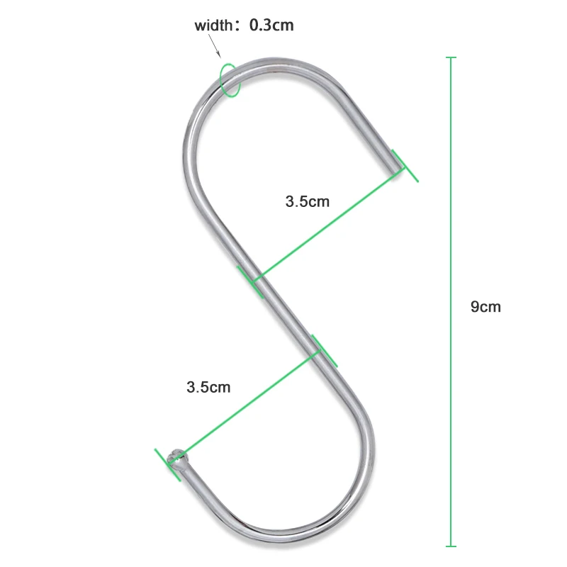 Factory Wholesale Metal S Shape Hanger,S Hooks For Hanging Tools,S