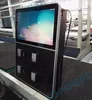 22 inch advertising charging kiosk Wall mounting style desktop charge lockers wall-mounted charge device for shopping mall