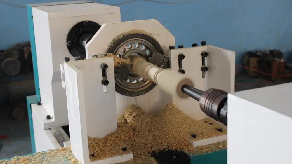 double side hard alloy wood lathe fuwang