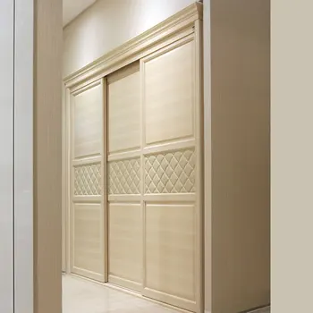 Oppein Latest Built In Sliding 3 Doors Bedroom Wardrobe Design