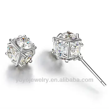 E557 2017 New Design Artificial Diamond Earrings Stud E557 2017 New Design Artificial Diamond Earrings Stud