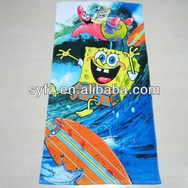 spongebob beach towel