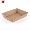 Catering tray food box,food tray, scalloped edge boat shape tray