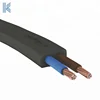 Customized pure copper conductor 2 core rubber insulated h05rnh2-f flat cable