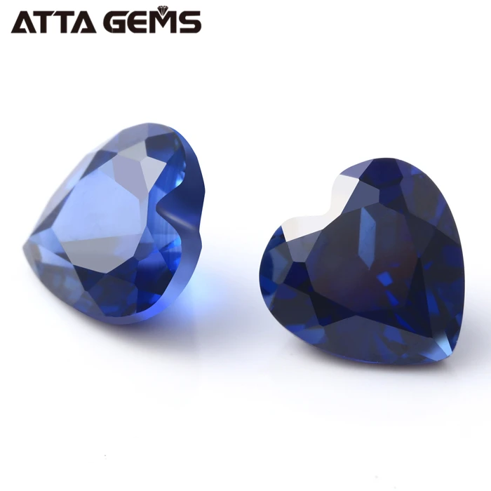 Price gems. Синий сапфир сердце.