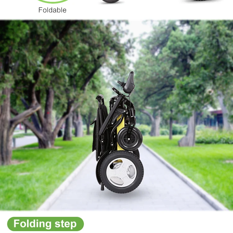 Folding Power Wheelchair Alternative Drive Controls With Armrest And