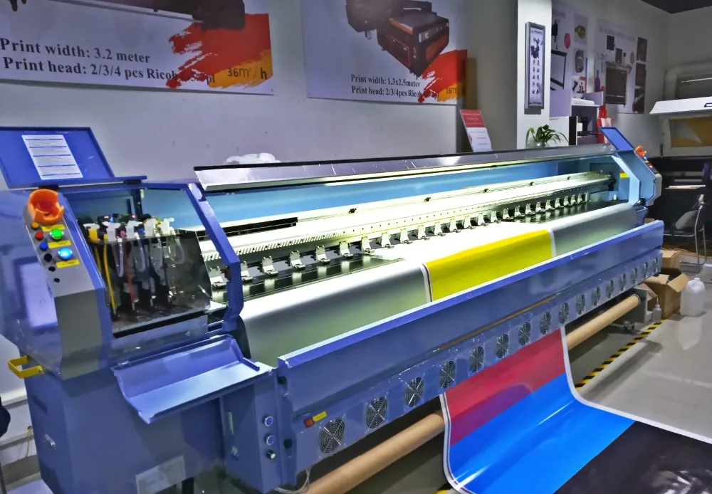 Konica 512i Solvent Printer 4 Heads 8 Heads Km512i Flex Banner Printing