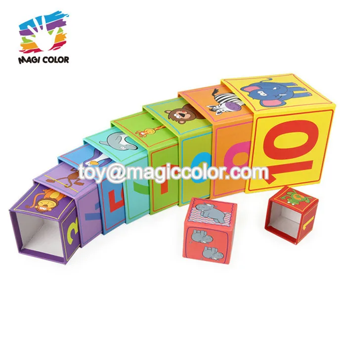 2019 New Arrival Educational Wooden Stack Up Game For Kids W13d220