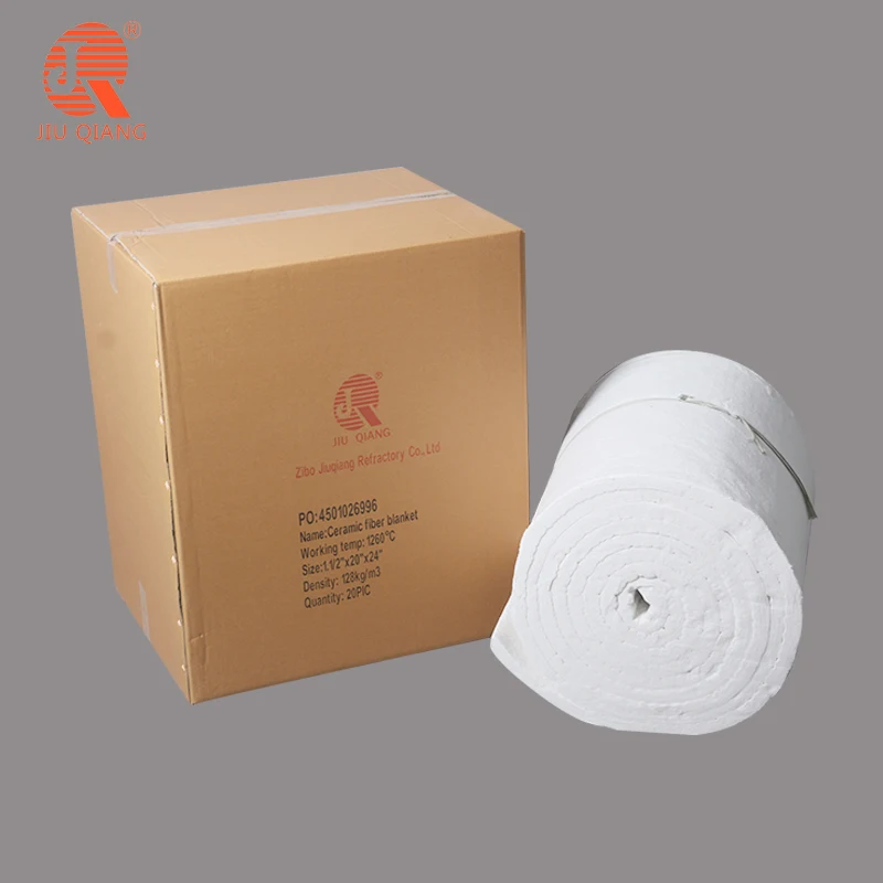 Thermal insulation material ceramic fiber blanket for flue liners