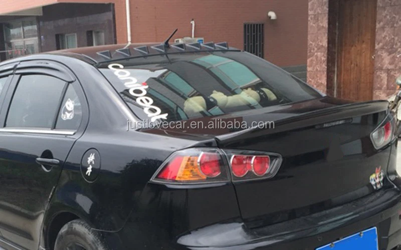 For Mitsubishi Lancer Ex Abs Roof Spoiler Wing 20082015 Buy Roof